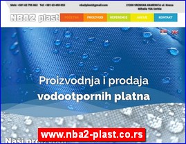 Plastika, guma, ambalaža, www.nba2-plast.co.rs