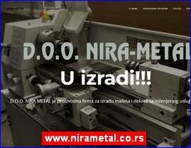 Industrija, zanatstvo, alati, Vojvodina, www.nirametal.co.rs