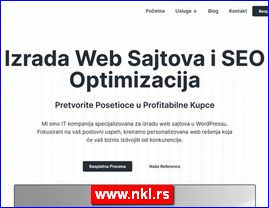 Izrada Sajta u WordPressu, SEO optimizacija za pretraivae, Vrnjaka Banja, www.nkl.rs