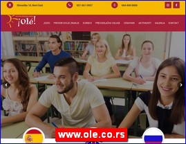 kole stranih jezika, www.ole.co.rs