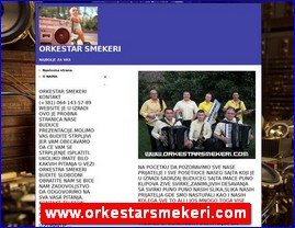Muziari, bendovi, folk, pop, rok, www.orkestarsmekeri.com