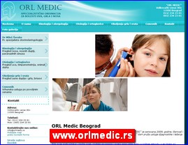 Ordinacije, lekari, bolnice, banje, Srbija, www.orlmedic.rs