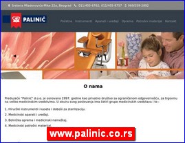 Medicinski aparati, ureaji, pomagala, medicinski materijal, oprema, www.palinic.co.rs
