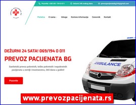 Sanitetski prevoz pacijenata, Beograd, www.prevozpacijenata.rs