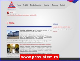 Građevinske firme, Srbija, www.prosistem.rs