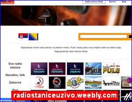 Radio stanice, www.radiostaniceuzivo.weebly.com