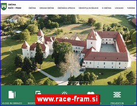 Gradovi, regije  , www.race-fram.si