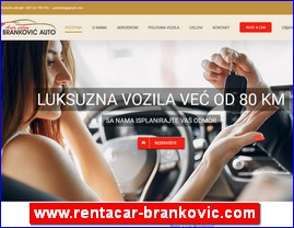 Rent a car Branković, luksuzna vozila, povoljne cijene, Banja Luka, www.rentacar-brankovic.com