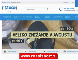 Sportska oprema, www.rossisport.si