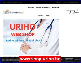 Radna odeća, zaštitna odeća, obuća, HTZ oprema, www.shop.uriho.hr