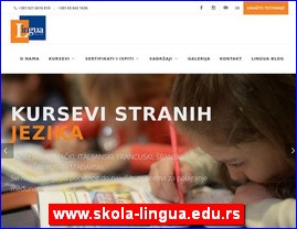 kole stranih jezika, www.skola-lingua.edu.rs