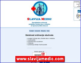 Ordinacije, lekari, bolnice, banje, Srbija, www.slavijamedic.com