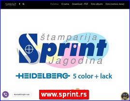 Grafiki dizajn, tampanje, tamparije, firmopisci, Srbija, www.sprint.rs