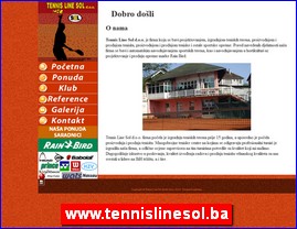 Sportska oprema, www.tennislinesol.ba