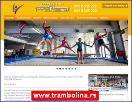 Sportski klubovi, atletika, atletski klubovi, gimnastika, gimnastički klubovi, aerobik, pilates, Yoga, www.trambolina.rs