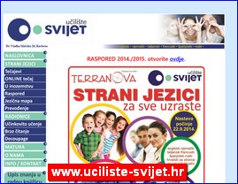 kole stranih jezika, www.uciliste-svijet.hr