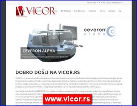 Medicinski aparati, ureaji, pomagala, medicinski materijal, oprema, www.vicor.rs
