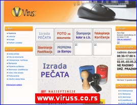 Grafiki dizajn, tampanje, tamparije, firmopisci, Srbija, www.viruss.co.rs
