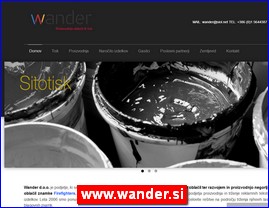 Radna odeća, zaštitna odeća, obuća, HTZ oprema, www.wander.si